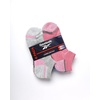image:imageReebok Womens No Show Socks Moisture Wicking Cushioned Low Cut Socks 6 Pack  Stretch Performance Fabric Cushioned Heel and Toe Arch Support Comfort Seam Shoe Size 410GreyPink