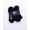 image:imageReebok Womens No Show Socks Moisture Wicking Cushioned Low Cut Socks 6 Pack  Stretch Performance Fabric Cushioned Heel and Toe Arch Support Comfort Seam Shoe Size 410All Black