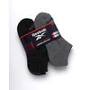 image:imageReebok Womens No Show Socks Moisture Wicking Cushioned Low Cut Socks 6 Pack  Stretch Performance Fabric Cushioned Heel and Toe Arch Support Comfort Seam Shoe Size 410Charcoal Grey