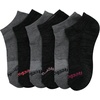 image:imageReebok Womens No Show Socks Moisture Wicking Cushioned Low Cut Socks 6 Pack  Stretch Performance Fabric Cushioned Heel and Toe Arch Support Comfort Seam Shoe Size 410Charcoal Grey