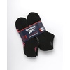 image:imageReebok Womens No Show Socks Moisture Wicking Cushioned Low Cut Socks 6 Pack  Stretch Performance Fabric Cushioned Heel and Toe Arch Support Comfort Seam Shoe Size 410Solid Black