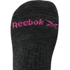 image:imageReebok Womens No Show Socks Moisture Wicking Cushioned Low Cut Socks 6 Pack  Stretch Performance Fabric Cushioned Heel and Toe Arch Support Comfort Seam Shoe Size 410Charcoal Grey