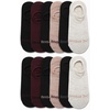 image:imageReebok Womens No Show Socks Stretch Performance Invisible Liners 12 PackHeather Assorted