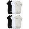 image:imageReebok Womens Quarter Socks 12 Pack Moisture Wicking Athletic Socks  MoistureWicking Fabric with a Flexible Stretch Fit Arch Support and a Comfort Toe SeamBlackTanWhite