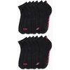 image:imageReebok Womens Quarter Socks 12 Pack Moisture Wicking Athletic Socks  MoistureWicking Fabric with a Flexible Stretch Fit Arch Support and a Comfort Toe SeamBlack Logo