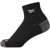 image:imageReebok Womens Quarter Socks 12 Pack Moisture Wicking Athletic Socks  MoistureWicking Fabric with a Flexible Stretch Fit Arch Support and a Comfort Toe SeamBlackGrey