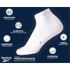 image:imageReebok Womens Quarter Socks 12 Pack Moisture Wicking Athletic Socks  MoistureWicking Fabric with a Flexible Stretch Fit Arch Support and a Comfort Toe SeamWhiteGrey Logo