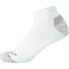 image:imageReebok Womens Quarter Socks 12 Pack Moisture Wicking Athletic Socks  MoistureWicking Fabric with a Flexible Stretch Fit Arch Support and a Comfort Toe SeamWhiteGrey Logo