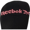 image:imageReebok Womens Quarter Socks 6 Pack Comfort Cushioned Athletic Socks  Moisturewicking Fabric Keeps Feet Dry Flexible Knit Hugs the Arch Plush Footbed Absorbs ShockBlack Logo