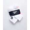 image:imageReebok Womens Quarter Socks 6 Pack Comfort Cushioned Athletic Socks  Moisturewicking Fabric Keeps Feet Dry Flexible Knit Hugs the Arch Plush Footbed Absorbs ShockWhite
