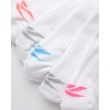 image:imageReebok Womens Quarter Socks 6 Pack Comfort Cushioned Athletic Socks  Moisturewicking Fabric Keeps Feet Dry Flexible Knit Hugs the Arch Plush Footbed Absorbs ShockWhite Marl