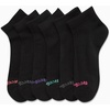 image:imageReebok Womens Quarter Socks 6 Pack Comfort Cushioned Athletic Socks  Moisturewicking Fabric Keeps Feet Dry Flexible Knit Hugs the Arch Plush Footbed Absorbs ShockBlack