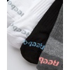 image:imageReebok Womens Quarter Socks Moisture Wicking Cushioned Ankle Socks 12 Pack  Stretch Performance Fabric Cushioned Heel amp Toe Secure Arch Support Quarter Cut Shoe Size 410Dark Greywhiteblack