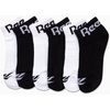 image:imageReebok Womens Quarter Socks Moisture Wicking Cushioned Ankle Socks 6 Pack  Stretch Performance Fabric Cushioned Heel amp Toe Secure Arch Support Quarter Cut Shoe Size 410BlackWhite