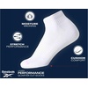 image:imageReebok Womens Quarter Socks Moisture Wicking Cushioned Ankle Socks 6 Pack  Stretch Performance Fabric Cushioned Heel amp Toe Secure Arch Support Quarter Cut Shoe Size 410Pink Multi
