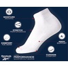 image:imageReebok Womens Quarter Socks Moisture Wicking Cushioned Ankle Socks 6 Pack  Stretch Performance Fabric Cushioned Heel amp Toe Secure Arch Support Quarter Cut Shoe Size 410GreyWhiteBlack