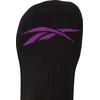 image:imageReebok Womens Quarter Socks Moisture Wicking Cushioned Ankle Socks 6 Pack  Stretch Performance Fabric Cushioned Heel amp Toe Secure Arch Support Quarter Cut Shoe Size 410All Black
