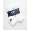 image:imageReebok Womens Quarter Socks Moisture Wicking Cushioned Ankle Socks 6 Pack  Stretch Performance Fabric Cushioned Heel amp Toe Secure Arch Support Quarter Cut Shoe Size 410White All