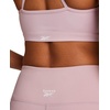 image:imageReebok Womens Reebok Womens Id Train Low Impact Bra Slim Fit MoistureWickingMuted Mauve