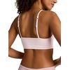 image:imageReebok Womens Reebok Womens Id Train Low Impact Bra Slim Fit MoistureWickingPure Pink