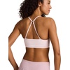 image:imageReebok Womens Reebok Womens Id Train Low Impact Bra Slim Fit MoistureWickingPure Pink