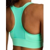 image:imageReebok Womens Rush Medium Impact Sports Bra Slim Fit MoistureWickingAtomic Aqua