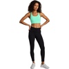 image:imageReebok Womens Rush Medium Impact Sports Bra Slim Fit MoistureWickingAtomic Aqua