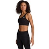 image:imageReebok Womens Rush Medium Impact Sports Bra Slim Fit MoistureWickingBlack