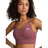 image:imageReebok Womens Rush Medium Impact Sports Bra Slim Fit MoistureWickingBlackberry