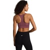 image:imageReebok Womens Rush Medium Impact Sports Bra Slim Fit MoistureWickingBlackberry