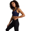 image:imageReebok Womens Rush Medium Impact Sports Bra Slim Fit MoistureWickingNavy
