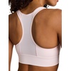 image:imageReebok Womens Rush Medium Impact Sports Bra Slim Fit MoistureWickingPure Pink