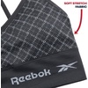 image:imageReebok Womens Sports Bras  4 Pack WireFree Longline Bralettes  Seamless Build Hugs Without Squeezing Adjustable Crossback Straps Adapt to Your Workout or Everyday RoutineBlack JacquardMauve