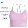 image:imageReebok Womens Sports Bras  4 Pack WireFree Longline Bralettes  Seamless Build Hugs Without Squeezing Adjustable Crossback Straps Adapt to Your Workout or Everyday RoutineBlack JacquardMauve