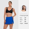 image:imageReebok Womens Swim Skirt with Shorts Liner Swim Skorts for Women Swimwear Sporty Athletic Bathing Suit Skirt BottomsBlue