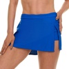 image:imageReebok Womens Swim Skirt with Shorts Liner Swim Skorts for Women Swimwear Sporty Athletic Bathing Suit Skirt BottomsBlue