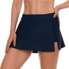 image:imageReebok Womens Swim Skirt with Shorts Liner Swim Skorts for Women Swimwear Sporty Athletic Bathing Suit Skirt BottomsNavy