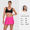 image:imageReebok Womens Swim Skirt with Shorts Liner Swim Skorts for Women Swimwear Sporty Athletic Bathing Suit Skirt BottomsPink