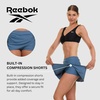image:imageReebok Womens Swim Skirt with Shorts Liner Swim Skorts for Women Swimwear Sporty Athletic Bathing Suit Skirt BottomsSlate Blue