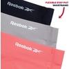 image:imageReebok Womens Thong Underwear  6 Pack Soft Stretch NoShow TagFree  Breathable Flexible Comfort with an Invisible Finish Helps Eliminate Visible Lines Under Fitted ClothingCoralGreyBlack  6pk