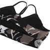 image:imageReebok Workout Ready Tri Back Padded BraBlackBoulder GreyAll Over Print