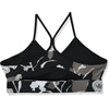 image:imageReebok Workout Ready Tri Back Padded BraBlackBoulder GreyAll Over Print
