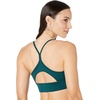 image:imageReebok Workout Ready Tri Back Padded BraForest GreenSmall White Logo