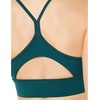 image:imageReebok Workout Ready Tri Back Padded BraForest GreenSmall White Logo