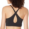 image:imageReebok Workout Ready Tri Back Padded BraNight BlackWhite LogoCross Back