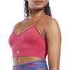 image:imageReebok Workout Ready Tri Back Padded BraSemi Proud PinkWhite Small Logo