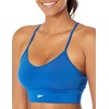 image:imageReebok Workout Ready Tri Back Padded BraVector BlueSmall White Logo