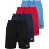 image:imageReebok 4 Pack Boys Athletic Mesh Shorts  Basketball Soccer Running Gym Sports Workout Shorts Kids Teens Youth 618Solid Black  Solid Navy Blazer  Solid Ski Patrol  Solid All Aboard