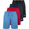 image:imageReebok 4 Pack Boys Dry Fit Athletic Shorts  Kids Teens Youth Active Running Basketball Soccer Workout Short Size 618Solid Black  Solid Navy Blazer  Solid Ski Patrol  Solid All Aboard