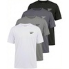 image:imageReebok 4 Pack Boys Dry Fit T Shirts Athletic Short Sleeve Sports Running Tee Shirt for Kids Teens Youth Active Size 618Solid Black  Solid Quiet Shade  Solid Ultimate Grey  Solid Bright White